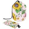 2PCS Artistic Sunflowers-291 Travel Cosmetic Bag Makeup Organizer, Drawstring Bathroom Cases - Cylindrical & Small Toiletry Bag view 1