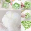 Washcloth Loofah Combo, The Leeffa Loofah and Wash Cloth, Wash Cloth Loofah Combo, 2 in 1 Bath Loofah Sponge with Drawstring Washcloth, Loofah Bath Ball with Soft, Skin-Friendly Foam (3Pcs E) view 3