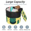 2PCS Artistic Cactus-147 Travel Cosmetic Bag Makeup Organizer, Drawstring Bathroom Cases - Cylindrical & Small Toiletry Bag view 2