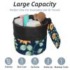2PCS Aesthetic Sunflower-311 Travel Cosmetic Bag Makeup Organizer, Drawstring Bathroom Cases - Cylindrical & Small Toiletry Bag view 2