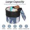 2PCS Colorful Cactus-63 Travel Cosmetic Bag Makeup Organizer, Drawstring Bathroom Cases - Cylindrical & Small Toiletry Bag view 2