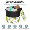 2PCS Aesthetic Sunflower-324 Travel Cosmetic Bag: Your Ultimate Makeup Organizer & Bathroom Cases - With Drawstring, Cylindrical & Small Toiletry Bag view 2