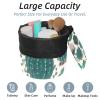 2PCS Artistic Cactus-132 Travel Cosmetic Bag: Your Ultimate Makeup Organizer & Bathroom Cases - With Drawstring, Cylindrical & Small Toiletry Bag view 2