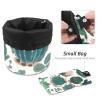 2PCS Artistic Cactus-132 Travel Cosmetic Bag: Your Ultimate Makeup Organizer & Bathroom Cases - With Drawstring, Cylindrical & Small Toiletry Bag view 4