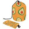 2PCS Green avocado-672 Travel Cosmetic Bag: Your Ultimate Makeup Organizer & Bathroom Cases - With Drawstring, Cylindrical & Small Toiletry Bag view 1