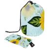 2PCS Artistic Sunflowers-258 Travel Cosmetic Bag Makeup Organizer: Stylish Bathroom Cases with Drawstring, Cylindrical & Small Toiletry Bag view 1