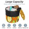 2PCS Green avocado-638 Travel Cosmetic Bag Makeup Organizer: Stylish Bathroom Cases with Drawstring, Cylindrical & Small Toiletry Bag view 2