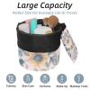 2PCS Aesthetic Sunflower-332 Travel Cosmetic Bag: Your Ultimate Makeup Organizer & Bathroom Cases - With Drawstring, Cylindrical & Small Toiletry Bag view 2