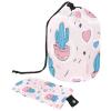2PCS Colorful Cactus-28 Travel Cosmetic Bag: Your Ultimate Makeup Organizer & Bathroom Cases - With Drawstring, Cylindrical & Small Toiletry Bag view 1