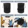 2PCS Colorful Cactus-56 Travel Cosmetic Bag: Your Ultimate Makeup Organizer & Bathroom Cases - With Drawstring, Cylindrical & Small Toiletry Bag view 3