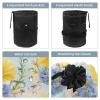 2PCS Colorful Sunflowers-369 Travel Cosmetic Bag Makeup Organizer Bag Bathroom Cases Toiletry Bag with Drawstring (Cylindrical bag and small bag) view 3