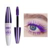 5D Purple Waterproof Mascara and Smudge-Proof Lengthening Formula Hypoallergenic Silk Fiber Mascara for Voluminous, Colorful Eye Makeup for Brown Eyes view 1