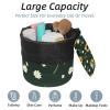 2PCS Artistic Sunflowers-293 Travel Cosmetic Bag Makeup Organizer Bag Bathroom Cases Toiletry Bag with Drawstring (Cylindrical bag and small bag) view 2