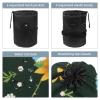 2PCS Artistic Sunflowers-293 Travel Cosmetic Bag Makeup Organizer Bag Bathroom Cases Toiletry Bag with Drawstring (Cylindrical bag and small bag) view 3