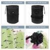2PCS Artistic Cactus-182 Travel Cosmetic Bag Makeup Organizer: Stylish Bathroom Cases with Drawstring, Cylindrical & Small Toiletry Bag view 3