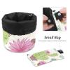 2PCS Artistic Cactus-182 Travel Cosmetic Bag Makeup Organizer: Stylish Bathroom Cases with Drawstring, Cylindrical & Small Toiletry Bag view 4