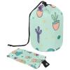2PCS Colorful Cactus-86 Travel Cosmetic Bag Makeup Organizer: Stylish Bathroom Cases with Drawstring, Cylindrical & Small Toiletry Bag view 1