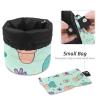 2PCS Colorful Cactus-86 Travel Cosmetic Bag Makeup Organizer: Stylish Bathroom Cases with Drawstring, Cylindrical & Small Toiletry Bag view 3