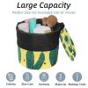 2PCS Artistic Cactus-157 Travel Cosmetic Bag Makeup Organizer Bag Bathroom Cases Toiletry Bag with Drawstring (Cylindrical bag and small bag) view 2