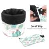 2PCS Artistic Cactus-111 Travel Cosmetic Bag Makeup Organizer, Drawstring Bathroom Cases - Cylindrical & Small Toiletry Bag view 4