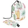 2PCS Colorful Cactus-102 Travel Cosmetic Bag Makeup Organizer: Stylish Bathroom Cases with Drawstring, Cylindrical & Small Toiletry Bag view 1