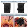 2PCS Aesthetic Sunflower-320 Travel Cosmetic Bag: Your Ultimate Makeup Organizer & Bathroom Cases - With Drawstring, Cylindrical & Small Toiletry Bag view 3