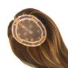 Mprosthesis Mono Top Base Women Human Hair Topper With Clips Women Wigs On Size 5"*6" (4/27, 20) view 3
