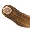Mprosthesis Mono Top Base Women Human Hair Topper With Clips Women Wigs On Size 5"*6" (4/27, 20) view 4