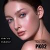FOCALLURE Shimmer Face Highlighter Makeup Powder, Gel to Powder Glow Finish, Leaving a Lightweight & Healthy Radiance, Long Lasting Luminous Face Body Highlighter Makeup (PK02 Rosettes Light) view 2