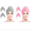 AIDEA Microfiber Hair Towel Wrap, Hair Turbans, Super Absorbent Quick Dry Hair Towel Wrap for All Hair Types Anti Frizz, 26"10" view 1