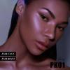 FOCALLURE Shimmer Face Highlighter Makeup Powder, Gel to Powder Glow Finish, Leaving a Lightweight & Healthy Radiance, Long Lasting Luminous Face Body Highlighter Makeup,PK01 Pinkish Galaxy view 2