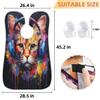 Funny Cat Beard Bib for Men Non-Stick Beard Trimming Catcher Adjustable Shaving Bib for Men Birthday Valentines's Day Gifts for Men Boyfriend Husband view 3