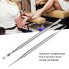 Ingrown Toenail File Lifter, Nail File Cleaner Pedicure Nail Care Double Ended Curved Tail for Pedicure Salon view 2