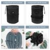 2PCS Artistic Cactus-107 Travel Cosmetic Bag Makeup Organizer, Drawstring Bathroom Cases - Cylindrical & Small Toiletry Bag view 3