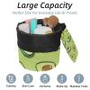 2PCS Fresh avocado-693 Travel Cosmetic Bag Makeup Organizer Bag Bathroom Cases Toiletry Bag with Drawstring (Cylindrical bag and small bag) view 2