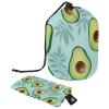 2PCS Green avocado-593 Travel Cosmetic Bag Makeup Organizer Bag Bathroom Cases Toiletry Bag with Drawstring (Cylindrical bag and small bag) view 1