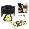 2PCS Fresh avocado-699 Travel Cosmetic Bag Makeup Organizer, Drawstring Bathroom Cases - Cylindrical & Small Toiletry Bag view 4