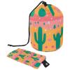 2PCS Artistic Cactus-154 Travel Cosmetic Bag Makeup Organizer: Stylish Bathroom Cases with Drawstring, Cylindrical & Small Toiletry Bag view 1