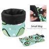 2PCS Green avocado-578 Travel Cosmetic Bag Makeup Organizer: Stylish Bathroom Cases with Drawstring, Cylindrical & Small Toiletry Bag view 4