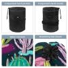 2PCS Colorful Cactus-34 Travel Cosmetic Bag Makeup Organizer: Stylish Bathroom Cases with Drawstring, Cylindrical & Small Toiletry Bag view 3