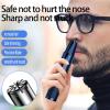 Ear Hair Trimmer for Men | Rechargeable Nose Hair Trimmer | Eyebrow Trimmer, Hair Clipper, 2 in 1 for Face, Beard, Foot, Hand Hair, Easy Cleansing Nose Clippers, Facial Hair Trimmer view 2