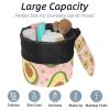 2PCS Green avocado-613 Travel Cosmetic Bag Makeup Organizer Bag Bathroom Cases Toiletry Bag with Drawstring (Cylindrical bag and small bag) view 2