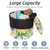 2PCS Artistic Sunflowers-249 Travel Cosmetic Bag Makeup Organizer Bag Bathroom Cases Toiletry Bag with Drawstring (Cylindrical bag and small bag) view 2