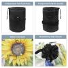 2PCS Artistic Sunflowers-249 Travel Cosmetic Bag Makeup Organizer Bag Bathroom Cases Toiletry Bag with Drawstring (Cylindrical bag and small bag) view 3