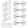 4 Pack Ear Piercing Kit - Disposable Ear Piercing Gun Cartilage Piercing Tools At Home Self Ear Piercer Kit with Earrings Stud 3mm 4mm (S216-4mm-4) view 1