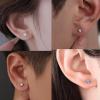 4 Pack Ear Piercing Kit - Disposable Ear Piercing Gun Cartilage Piercing Tools At Home Self Ear Piercer Kit with Earrings Stud 3mm 4mm (S216-4mm-4) view 4