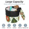 2PCS Green avocado-609 Travel Cosmetic Bag Makeup Organizer Bag Bathroom Cases Toiletry Bag with Drawstring (Cylindrical bag and small bag) view 2