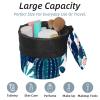 2PCS Colorful Cactus-42 Travel Cosmetic Bag Makeup Organizer: Stylish Bathroom Cases with Drawstring, Cylindrical & Small Toiletry Bag view 2