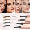 2024 New Microblading Eyebrow Pen, Waterproof Microblading Eyebrow Pencil, Brow Pencil with Micro-Fork Tip, Long-lasting Natural Makeup Fine Stroke Eye Brow Pen, Last All-Day (Light Brown) view 3