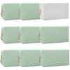 24pcs Bridesmaid Scrunchies Proposal Gifts makeup bag bulk 4.1inch square Hair Claws Bachelorette Hair Clip heart sunglasses 8pack Girls gift for Wedding Party Favors(White&Sage Green) view 3